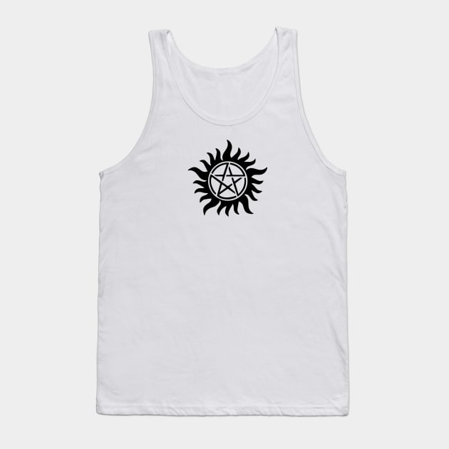 Supernatural Symbol Tank Top by AquaMockingbird